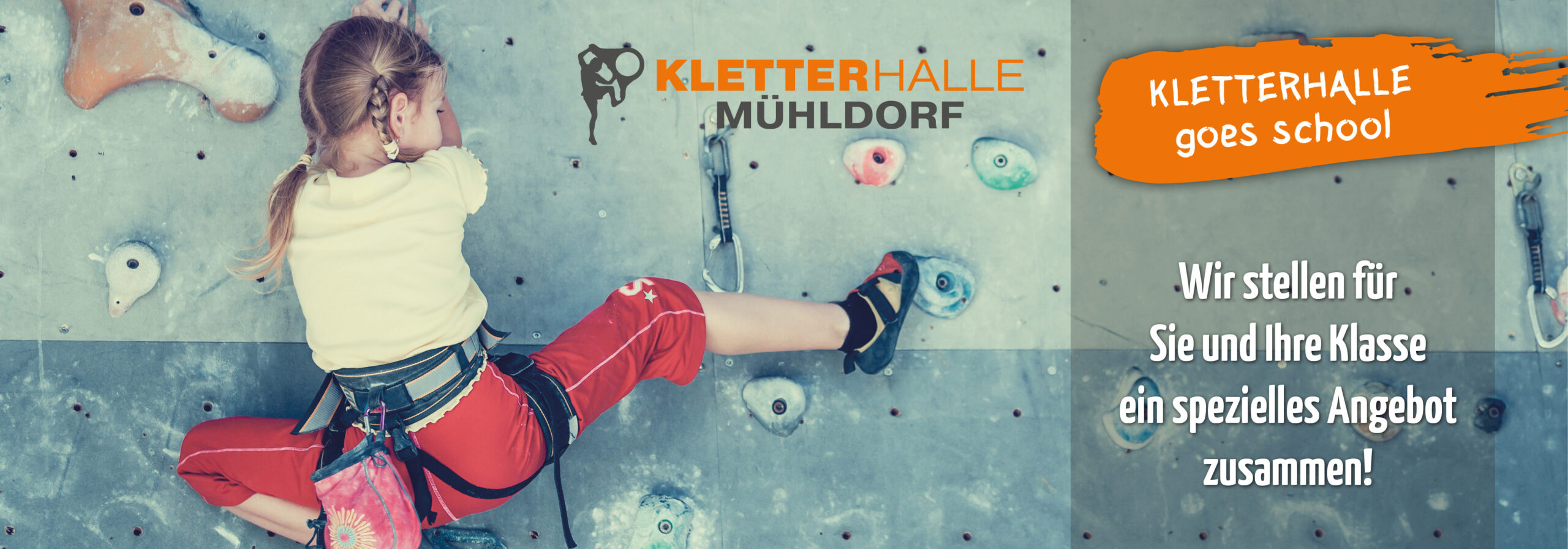 Kletterkurse für Schulklassen und Gruppen in der Kletterhalle Mühldorf